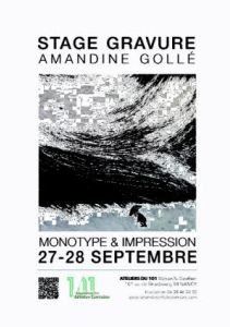 Gravure monotype et impression